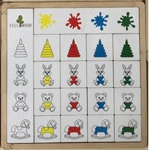 Игрушка деревянная «Классификация Цвета игрушки»