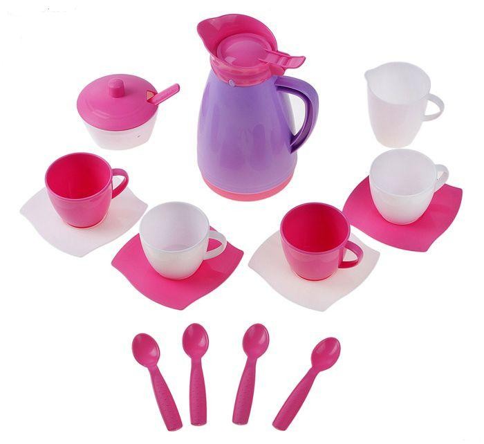 Набор детской посуды "Алиса" на 4 персоны (Pretty Pink)
